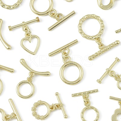 20Pcs 12 Styles Alloy Toggle Clasps FIND-FS0004-53G-1