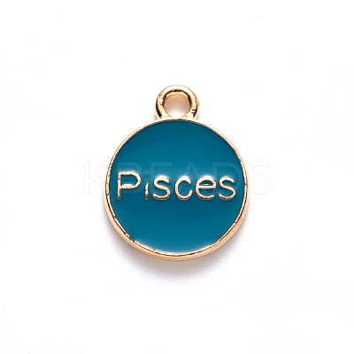 Alloy Enamel Pendants LS-ENAM-S124-01B-05H-1
