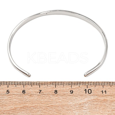 304 Stainless Steel Cuff Bangles for Women BJEW-Z146-05P-1
