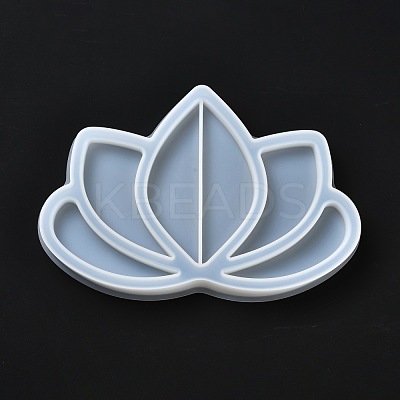 DIY Lotus Jewelry Tray Making Silicone Molds DIY-G051-A03-1