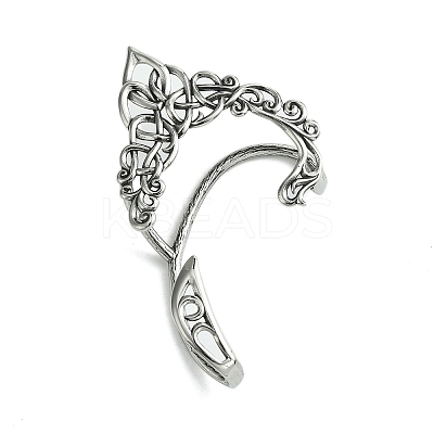 316 Surgical Stainless Steel Cuff Earrings EJEW-E300-05AS-03A-1