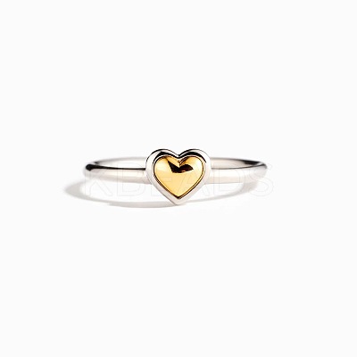 Heart 925 Sterling Silver Finger Rings for Women FS-WG1734C-01-1