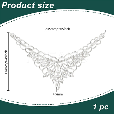 1Pc Alloy Rhinestone Bridal Bouquet Decoration Accessories FIND-FG0002-76-1
