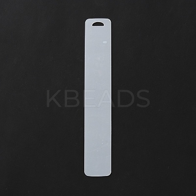 Transparent Blank Acrylic Bookmarks DIY-WH20007-63A-1