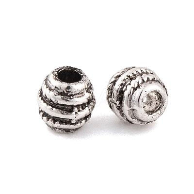 Antique Silver Alloy Tibetan Beads FIND-S230-08AS-1