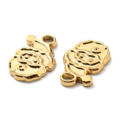Ion Plating(IP) 304 Stainless Steel Pendants STAS-Q248-02G-1