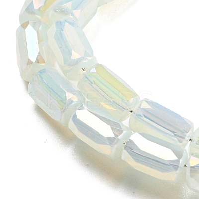 Imitation Jade Glass Beads Strands X-EGLA-P052-03A-02-1