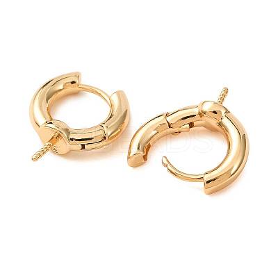 Brass Hoop Earring Findings KK-CBA8EB2-07G-1