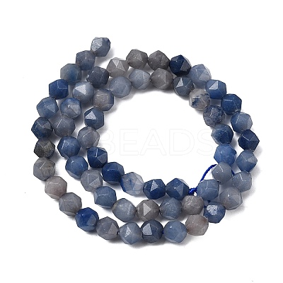 Natural Blue Aventurine Beads Strands G-Z119-A38-01-1