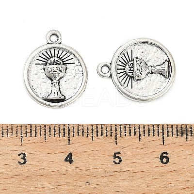 Tibetan Style Alloy Pendants FIND-C083-01AS-1