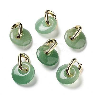 Rack Plating Brass Hoop Earrings EJEW-M248-01G-08-1