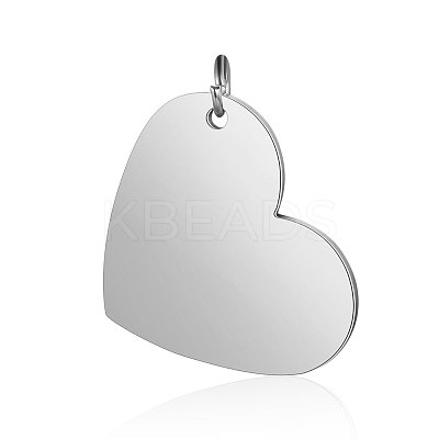Anti-Tarnish 304 Stainless Steel Stamping Blank Tag Pendants STAS-I311-26P-1