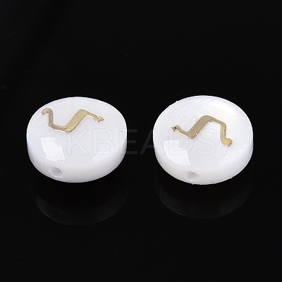 Natural Freshwater Shell Beads BSHE-ZX007-03G-1