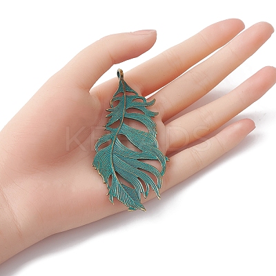 Tibetan Style Alloy Pendants PALLOY-YW0001-36-1