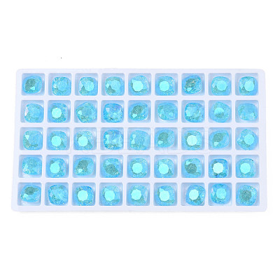Glass Rhinestone Cabochons MRMJ-N029-02A-09-1