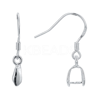 925 Sterling Silver Earring Hooks Findings STER-I014-28S-1
