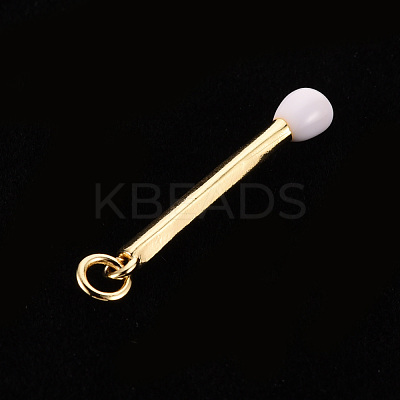 Brass Enamel Pendants KK-S362-032L-NR-1