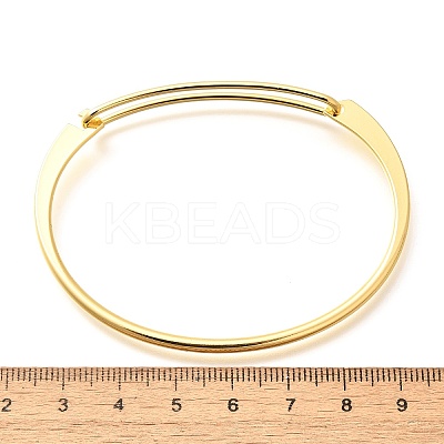 Brass Bangles LS-BJEW-K153-02G-1