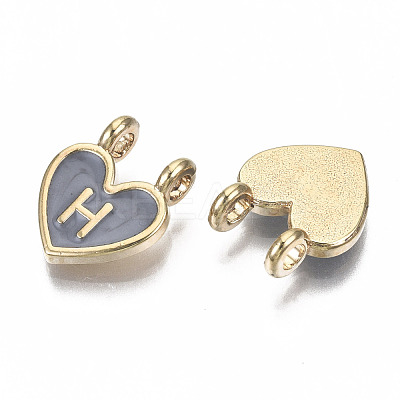 Alloy Enamel Charms ENAM-T012-02H-RS-1