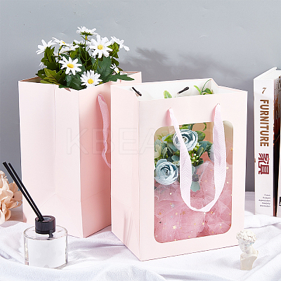 Kraft Paper Bags with Handle AJEW-BC0001-55A-D-1