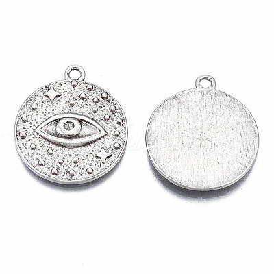 Tibetan Style Alloy Pendants PALLOY-S120-279-NR-1