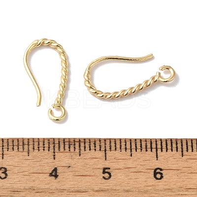 Long-Lasting Plated Brass Ear Wire LS-KK-K381-07G-02-1