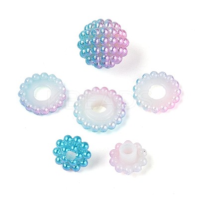 Imitation Pearl Acrylic Beads OACR-T004-15mm-07-1