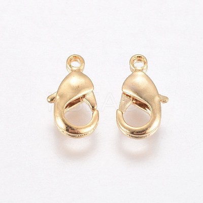 Brass Lobster Claw Clasps KK-WH0030-01G-1