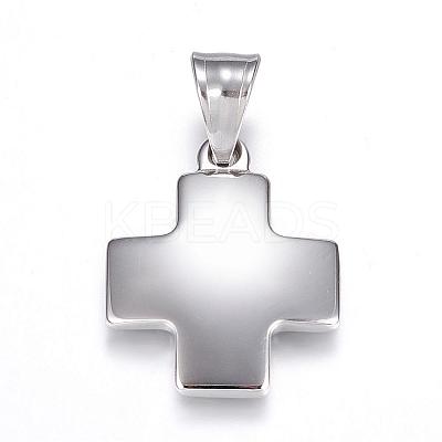 Tarnish Resistant 304 Stainless Steel Pendants STAS-H329-87P-1