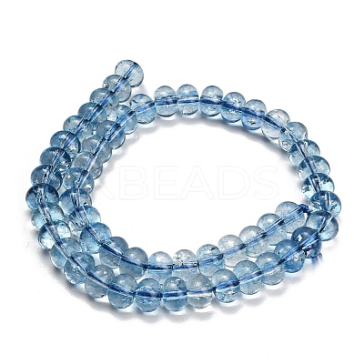 Dyed Imitation Gemstone Glass Beads Strands GL-Z001-03B-11-1