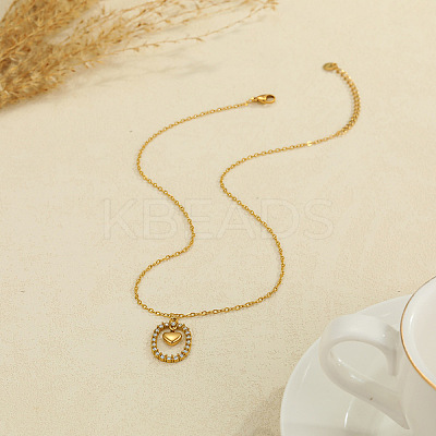 304 Stainless Steel Pendant Necklaces WG7F8A7-01-1