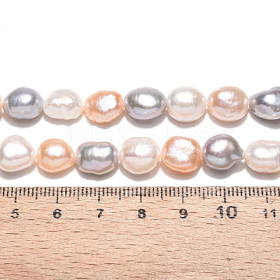 Natural Cultured Freshwater Pearl Beads Strands PEAR-N014-09A-03-1