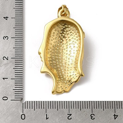PVD Vacuum Plating 304 Stainless Steel Pendants STAS-B069-35C-G-1