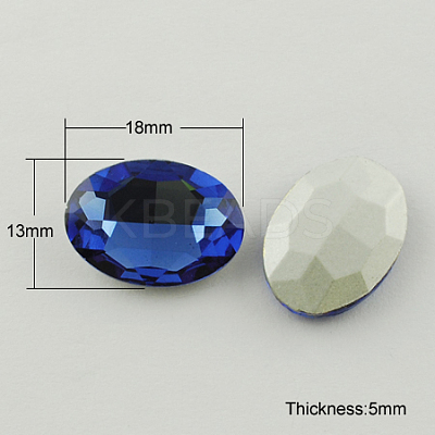 Glass Pointed Back Rhinestone RGLA-Q012-13-1