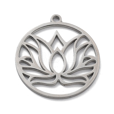 Non-Tarnish 304 Stainless Steel Pendants STAS-M323-52P-1