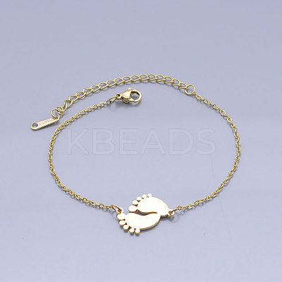 Jewelry 201 Stainless Steel Link Bracelets BJEW-T011-JN505-2-1