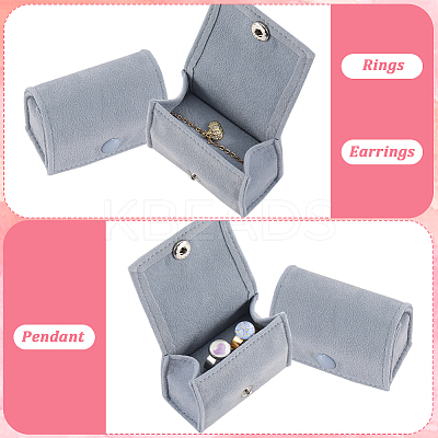 1Pc Arch Velvet Jewelry Storage Boxes CON-GF0001-17C-1
