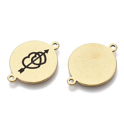 201 Stainless Steel Enamel Links connectors STAS-S079-145G-G-1