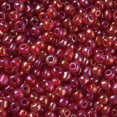 6/0 Round Glass Seed Beads SEED-US0003-4mm-165-1