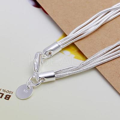 Latest Design Brass Heart Charm Bracelets For Women BJEW-BB12475-1
