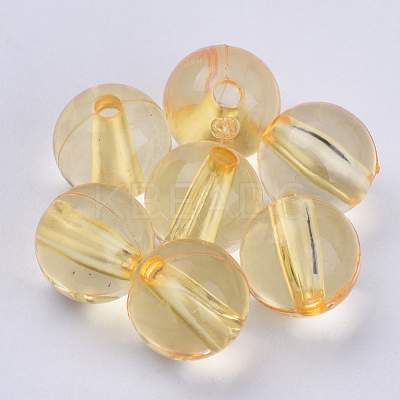 Transparent Acrylic Beads TACR-Q255-10mm-V-1