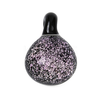 Handmade Lampwork Pendants LAMP-Q005-05B-04-1