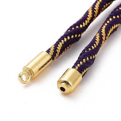 Nylon Cord Silder Bracelets MAK-C003-03G-23-1