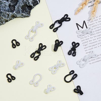 72Pcs 6 Styles Polyester Garment Hook and Eye FIND-DC0005-57-1