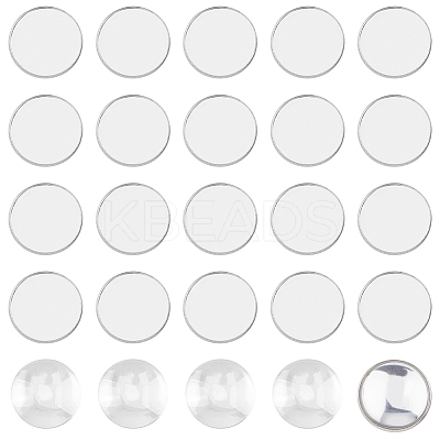 DIY Blank Dome Brooch Making Kit STAS-DC0015-37-1