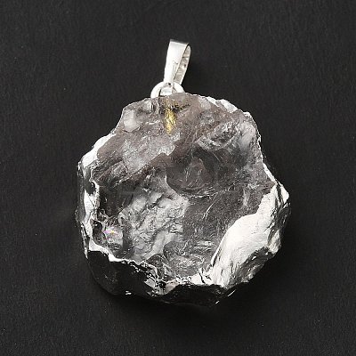 Natural Quartz Crystal Pendants G-P487-03P-1