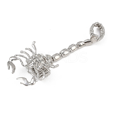 Alloy Rhinestone Stretch Rings LS-AJEW-B107-03P-1
