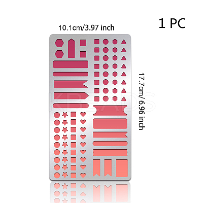 Stainless Steel Cutting Dies Stencils DIY-WH0242-261-1