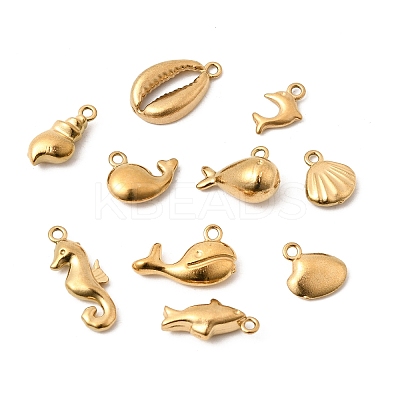 Ocean Theme 201 Stainless Steel Pendants STAS-F348-01A-G-1