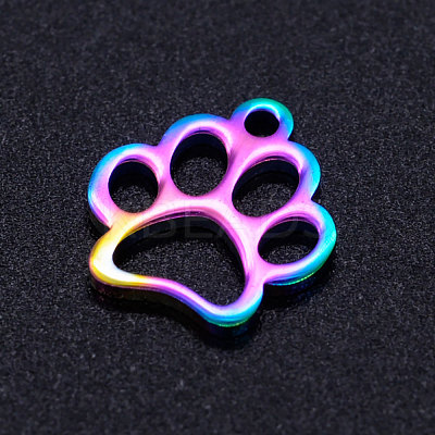 Ion Plating(IP) 201 Stainless Steel Pet Charms STAS-Q201-JN210-1
